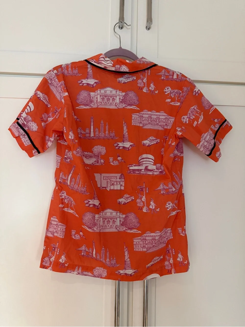 Katie Kime New York Toile Pajamas Short Set XS